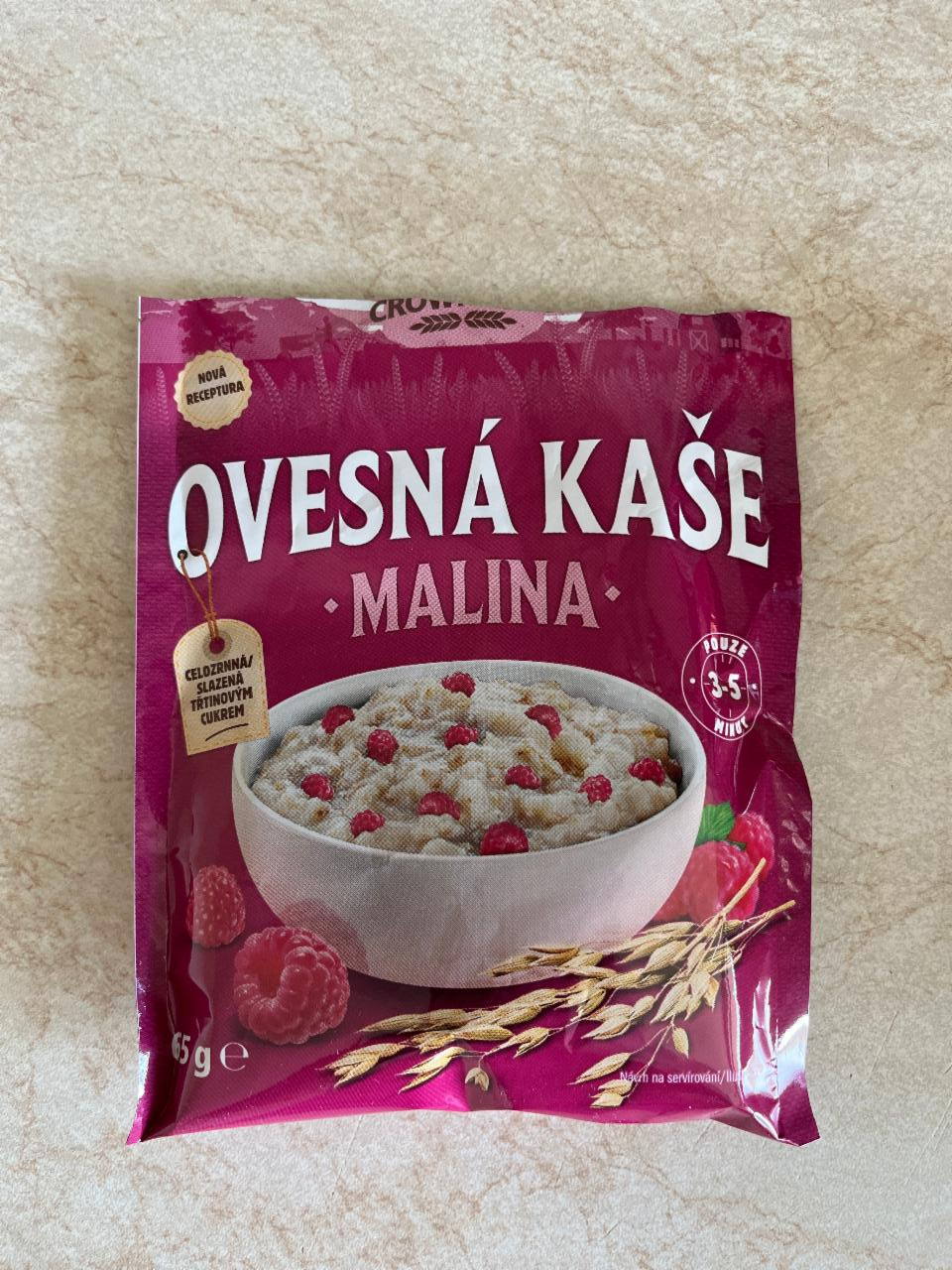 Fotografie - ovesná kaše malina Lidl