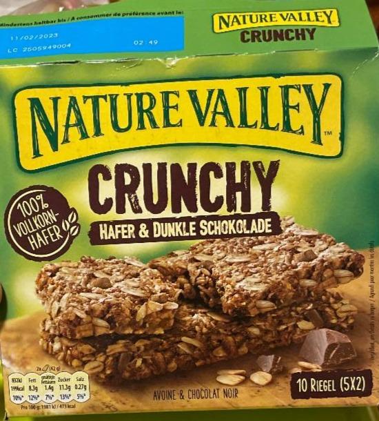 Fotografie - Crunchy hafer & dunkle schokolade Nature Vallley
