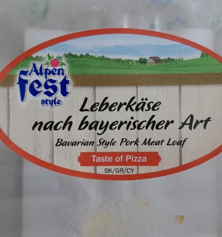 Fotografie - Lebarkäse nach bayerischer art Taste of Pizza Alpen fest style