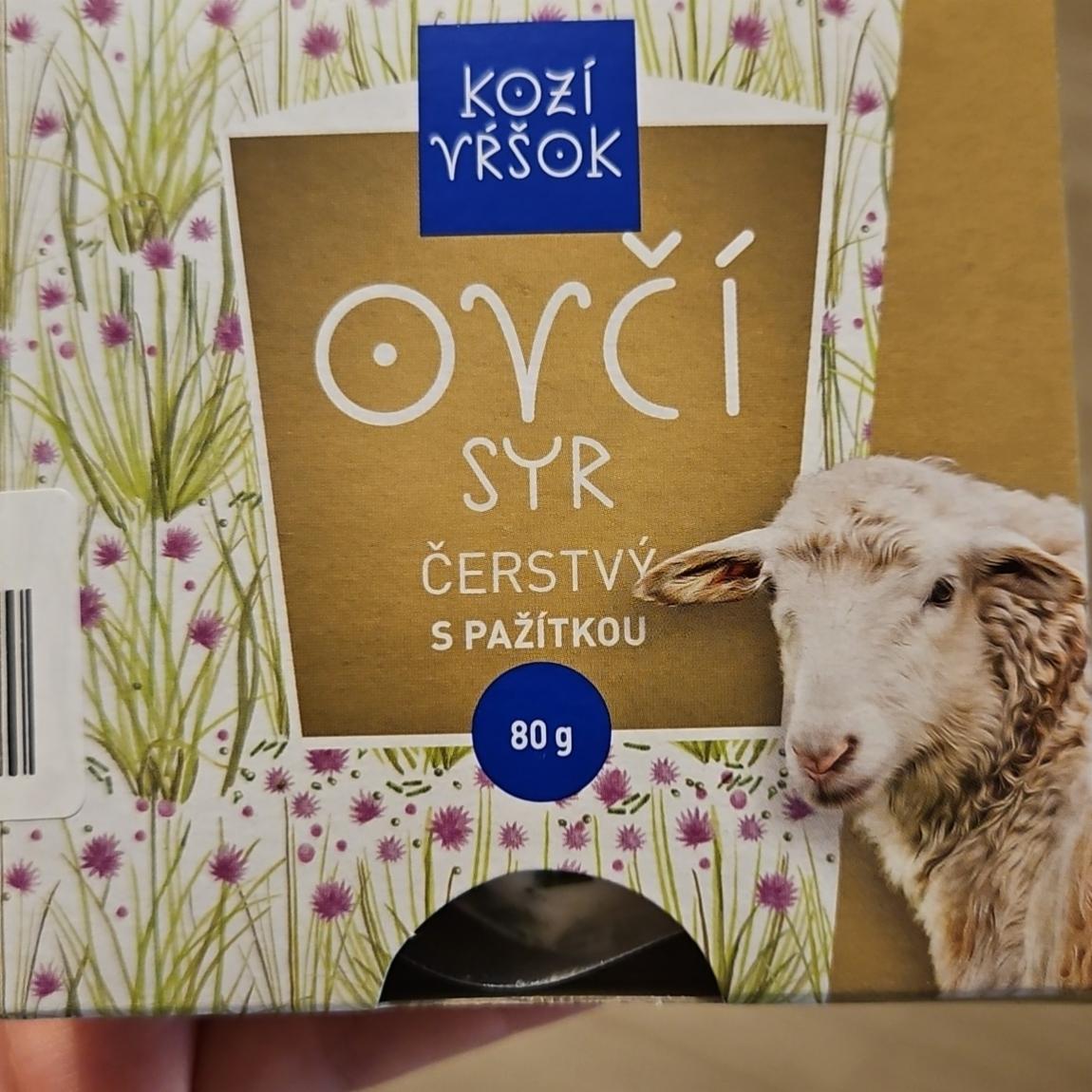 Fotografie - Ovčí syr čerstvý s pažítkou Kozí Vŕšok