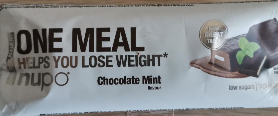 Fotografie - One Meal Chocolate Mint flavour nupo