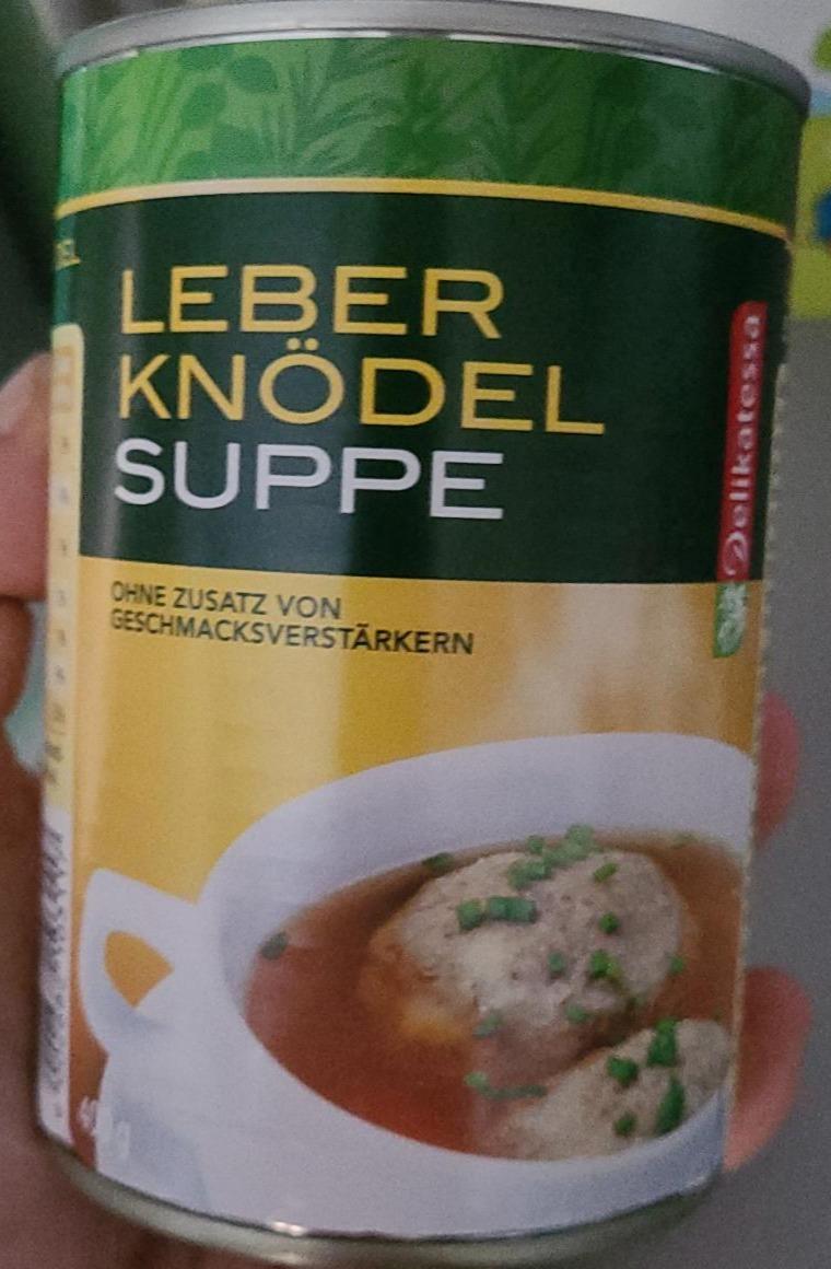 Fotografie - Leberknödel Suppe Delikatessa