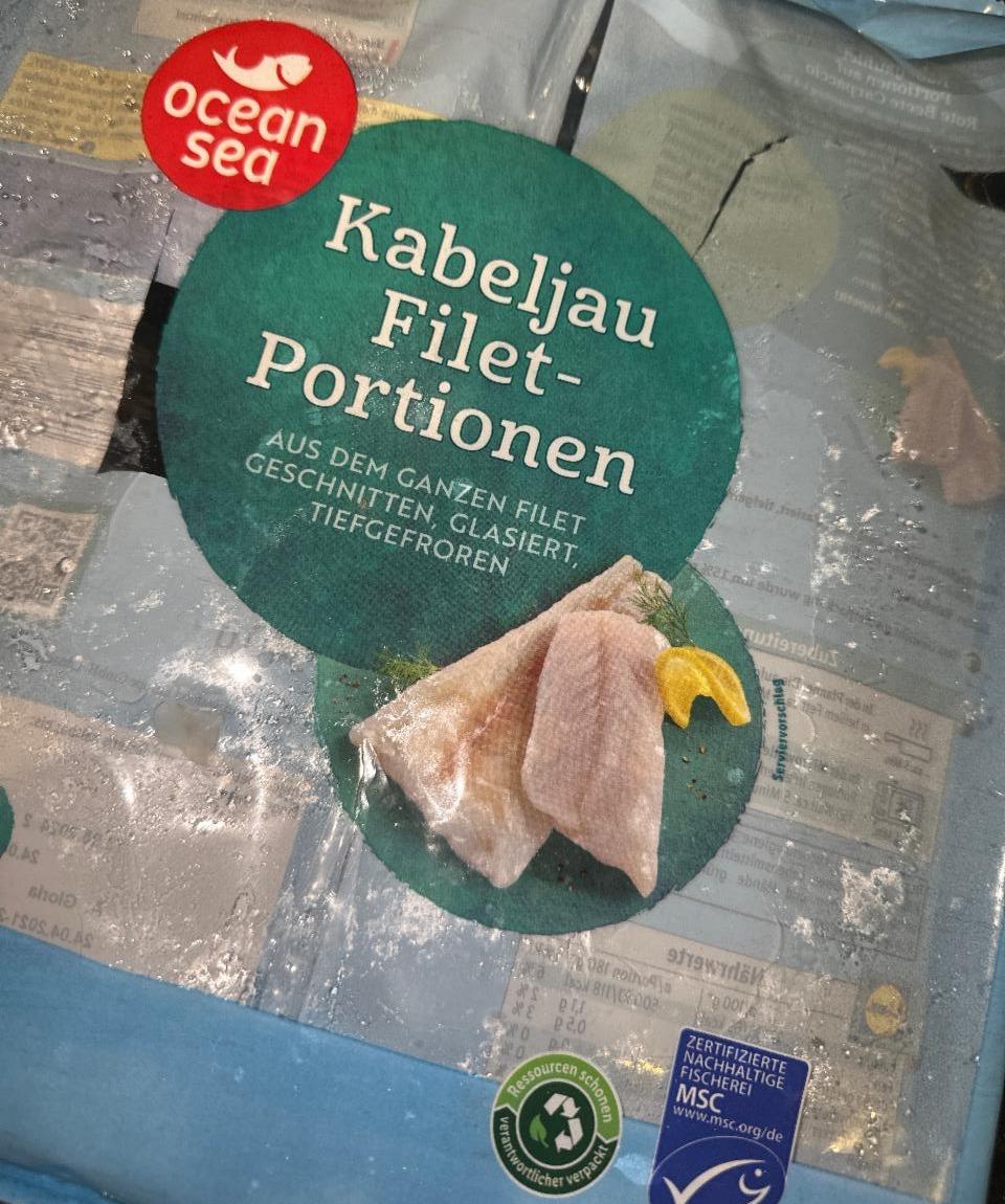 Fotografie - Kabeljau Filet-Portionen Ocean Sea