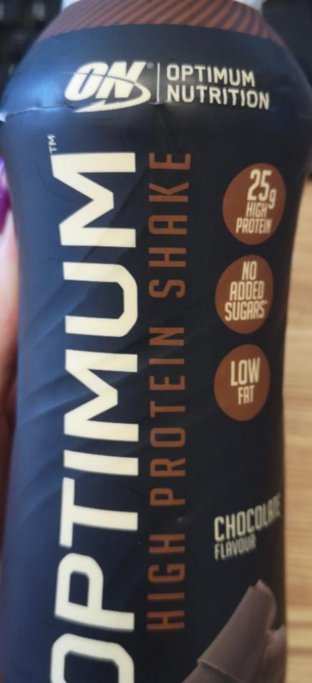 Fotografie - Optimum high protein shake Chocolate