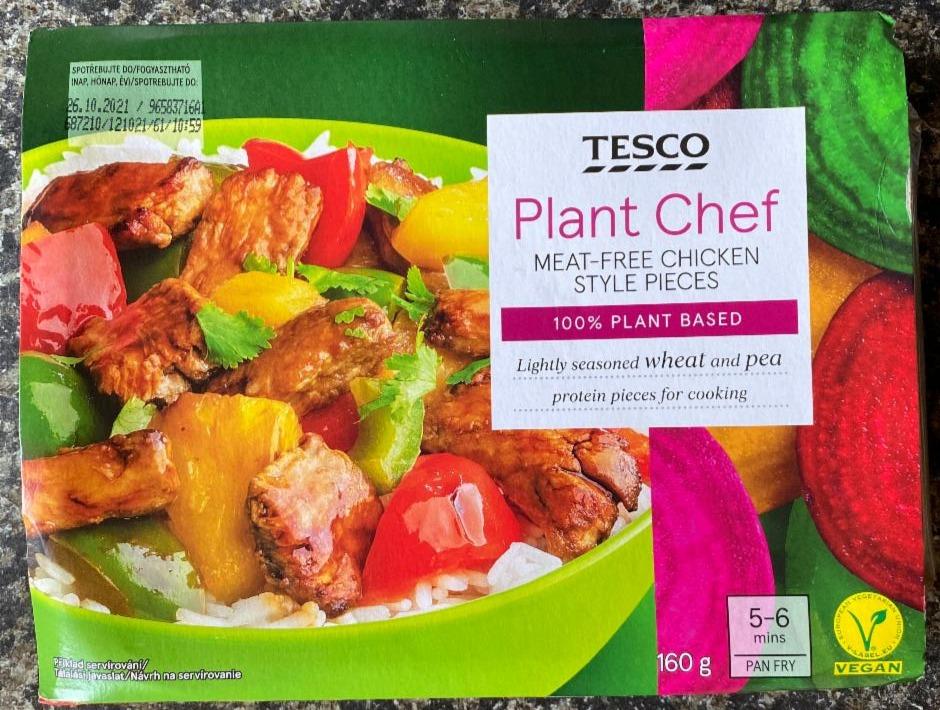 Fotografie - Plant Chef Meat-free Chicken style pieces Tesco