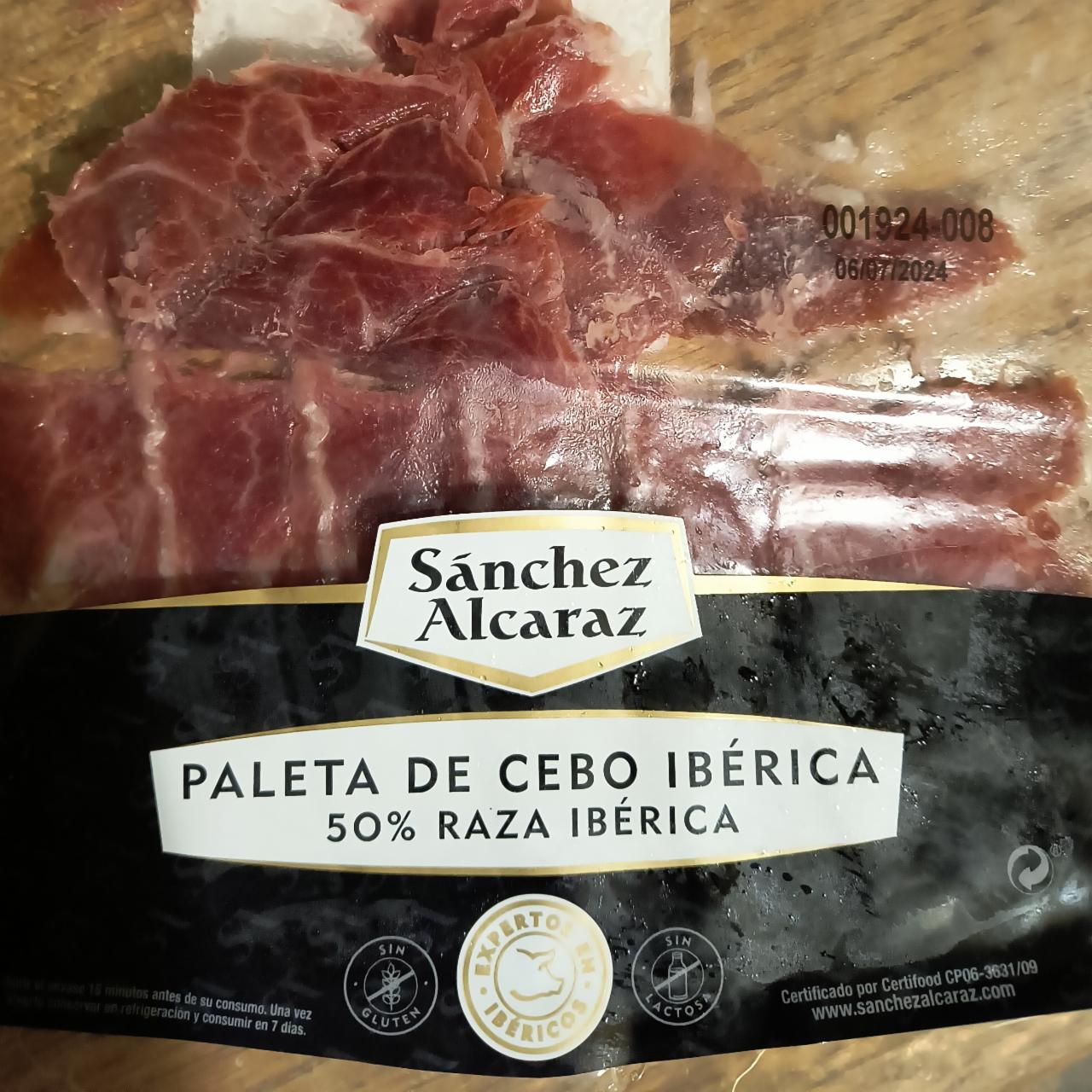 Fotografie - Paleta de cebo iberica Sánchez Alcaraz