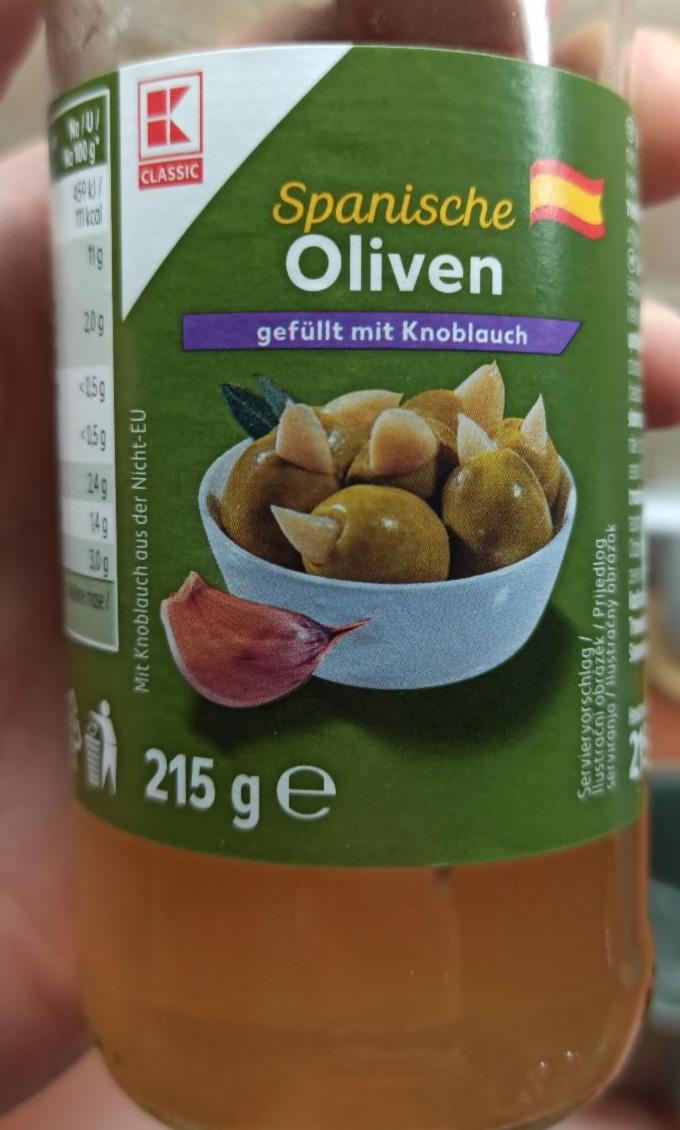 Fotografie - Spanische Oliven gefüllt mit Knoblauch K-Classic