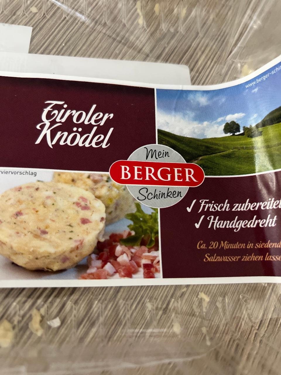 Fotografie - Tiroler Knödel Berger