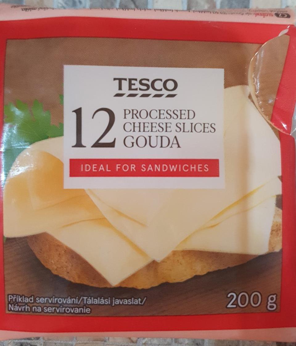 Fotografie - Tesco 12 Processe cheese slices Gouda