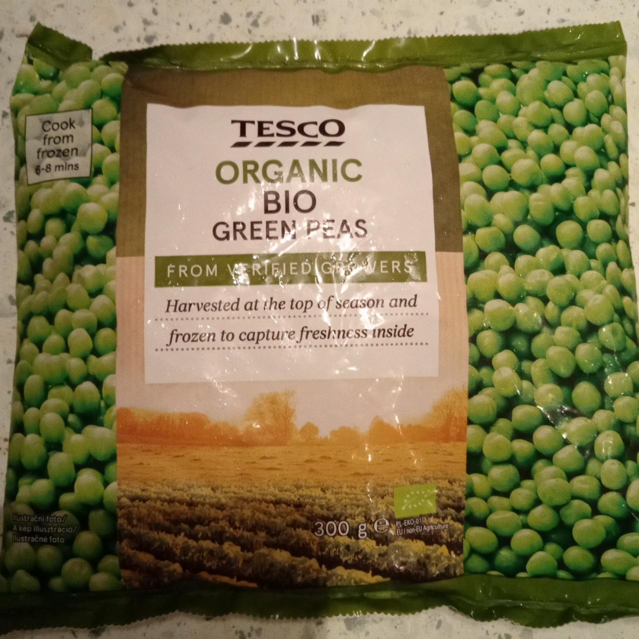 Fotografie - Bio green peas Tesco Organic