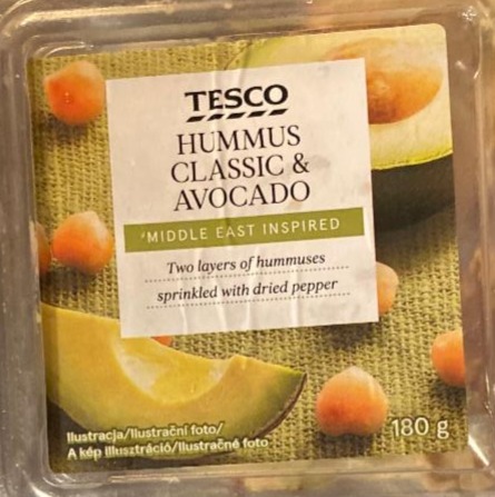 Fotografie - Hummus Classic & Avocado Tesco