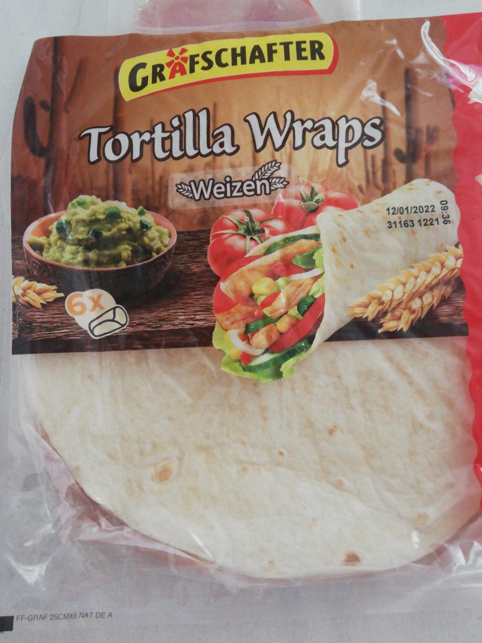 Fotografie - Tortilla Wraps Grafschafter