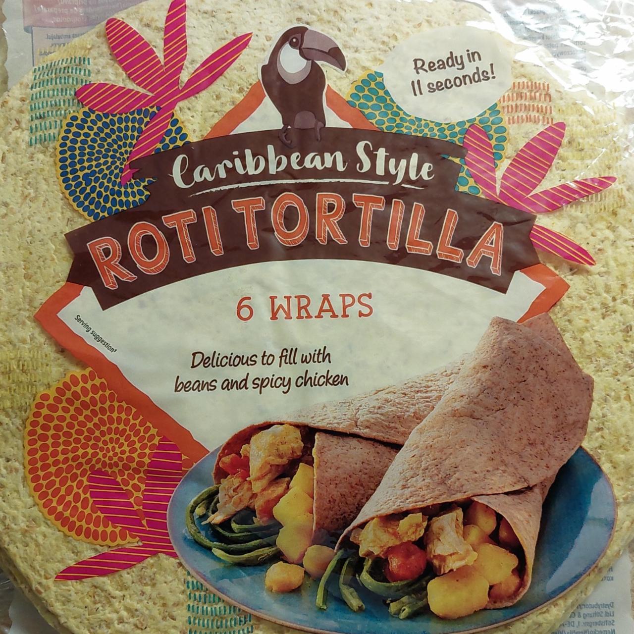 Fotografie - Roti tortilla Caribbean style