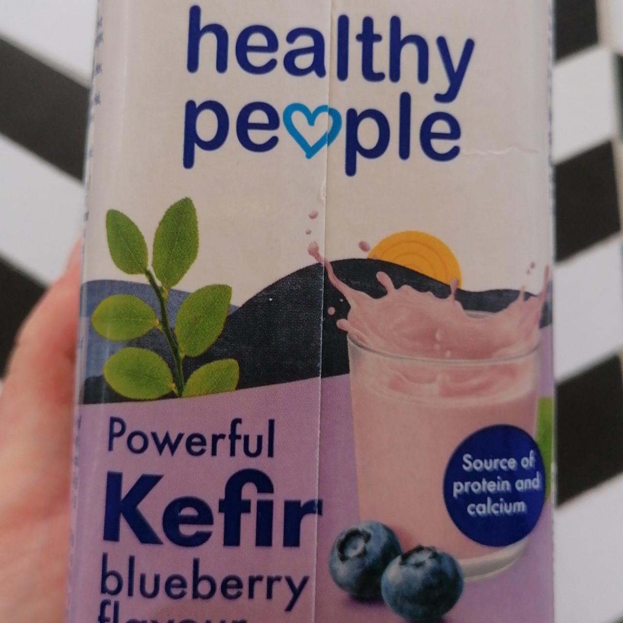 Fotografie - Healthy people kefír blauwe bosbessmaak