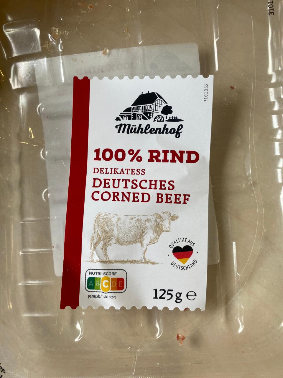 Fotografie - 100% Rind delikatess deutsches corned beef Mühlenhof