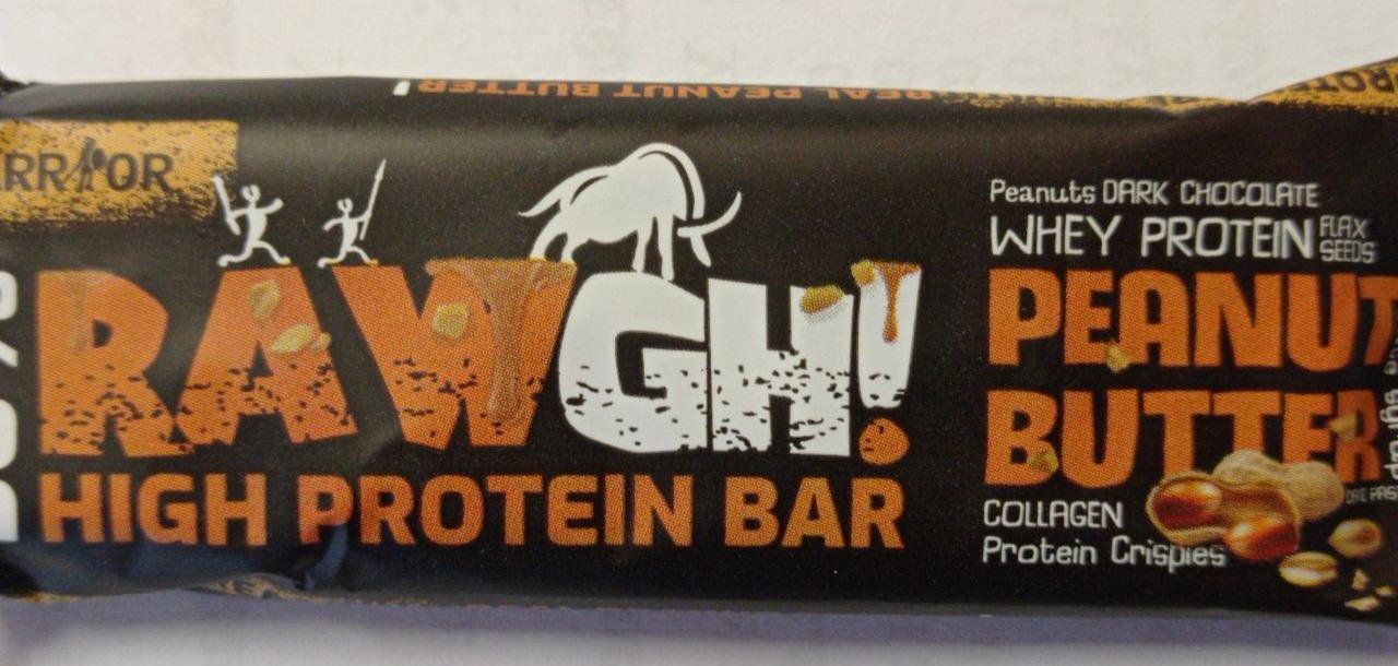 Fotografie - RawGh! High protein bar Peanut Butter