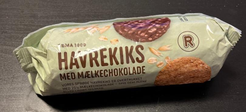 Fotografie - Havrekiks Med Maelkechokolade