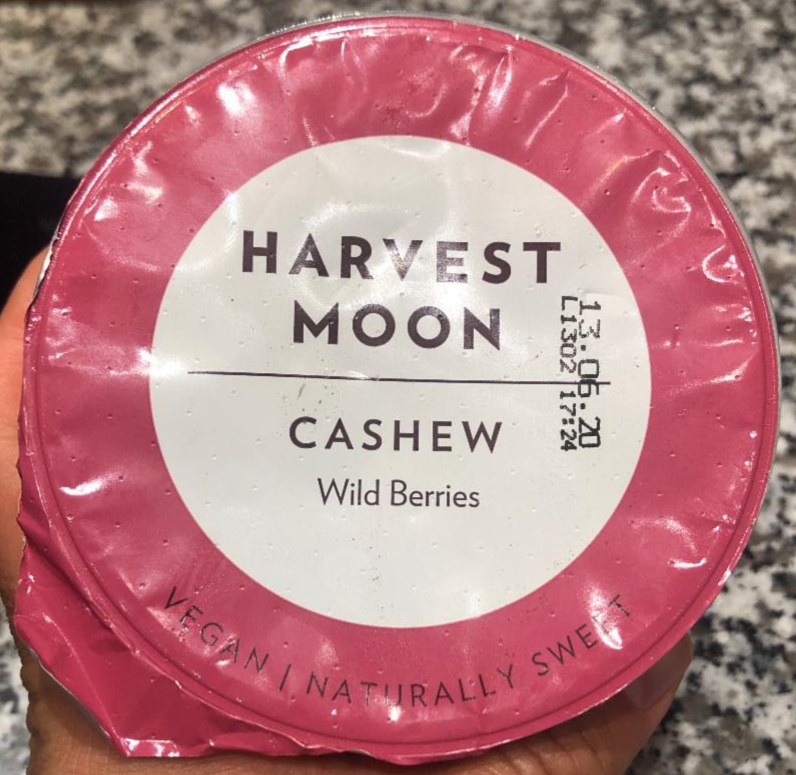 Fotografie - Harvest Moon Cashew Wid Berries vegan jogurt