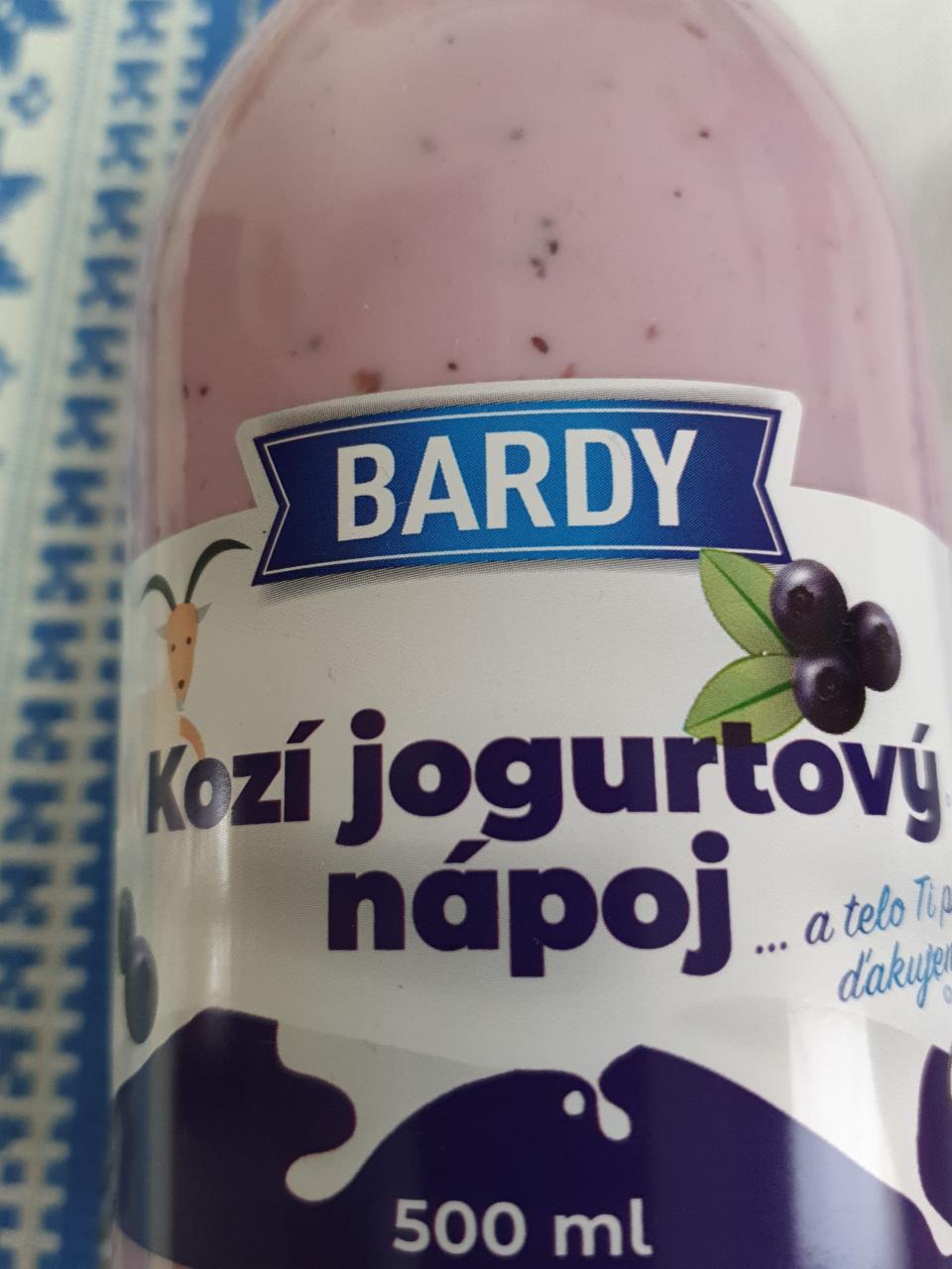 Fotografie - Kozí jogurtový nápoj čučoriedka Bardy