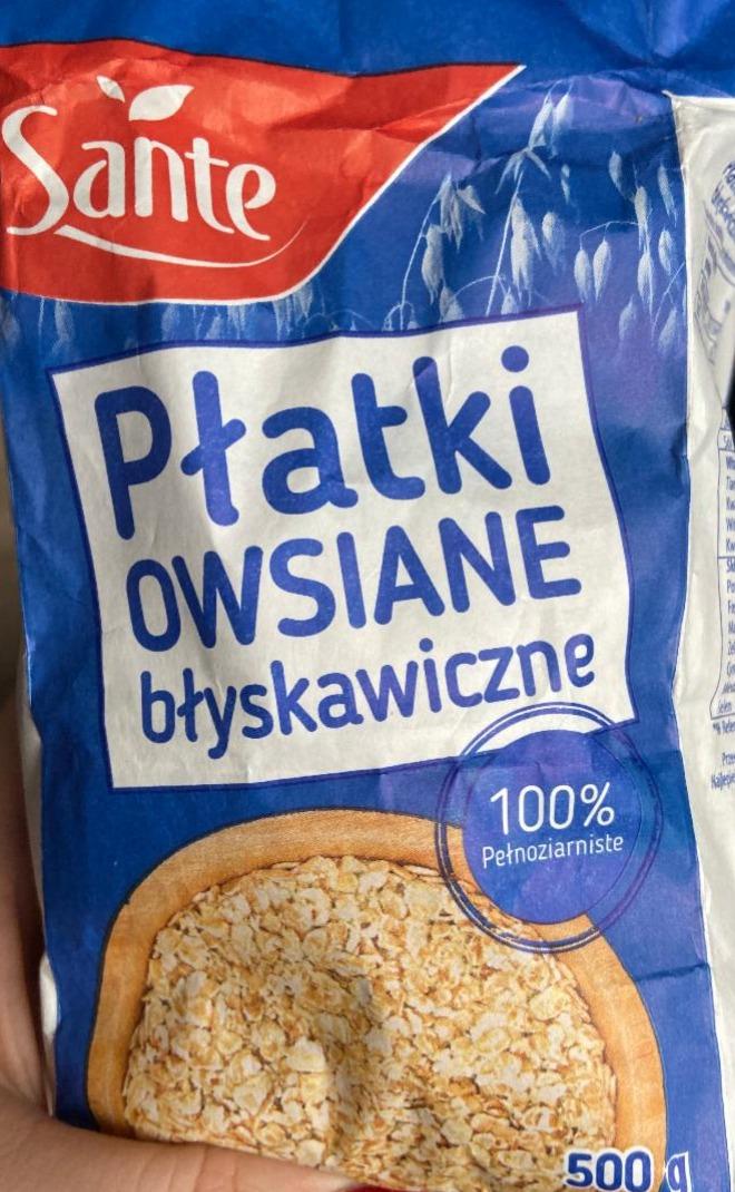 Fotografie - Płatki owsiane błyskawiczne Sante