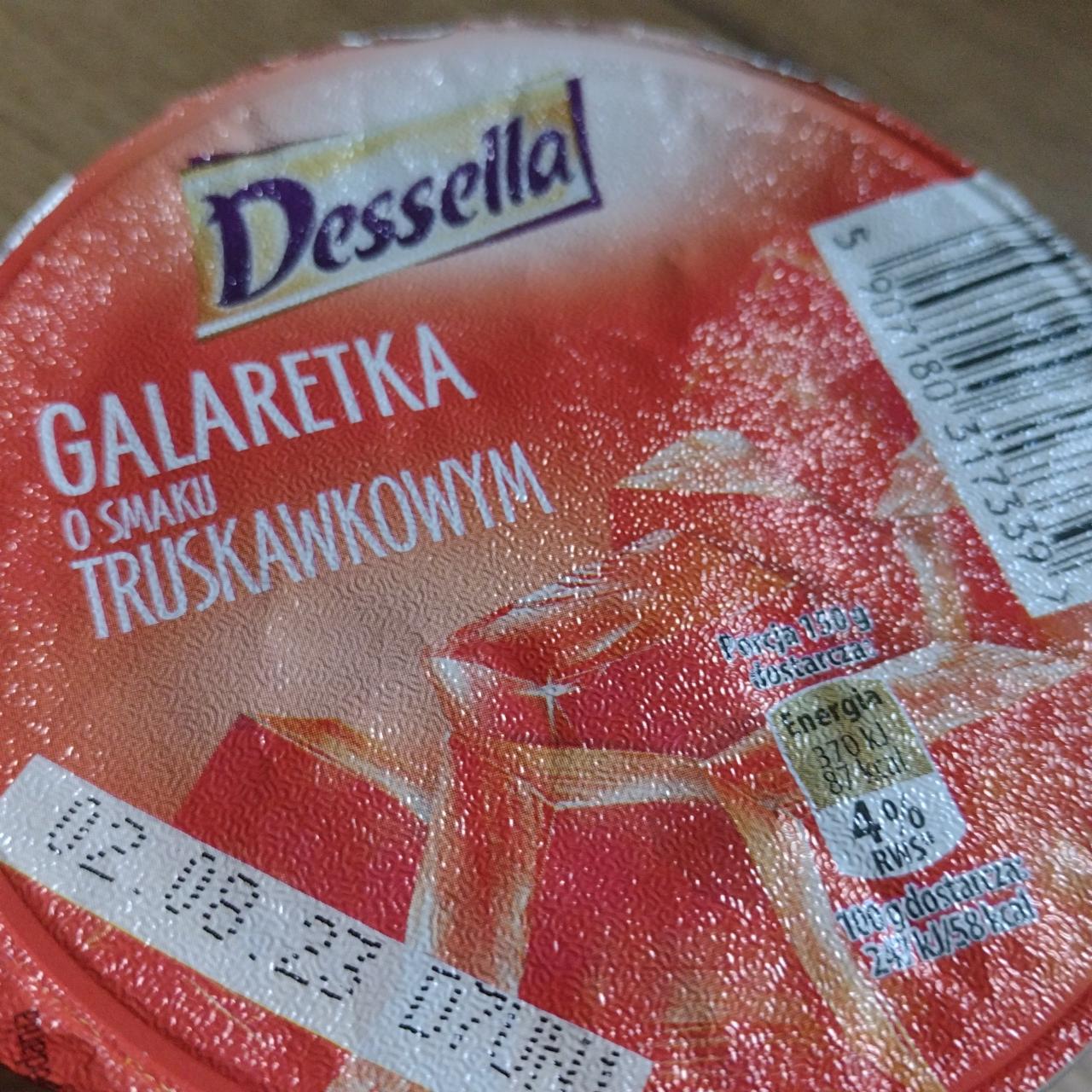 Fotografie - Galaretka o smaku truskawkowym Dessella
