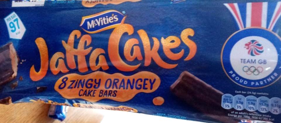 Fotografie - Jaffa cakes 8 zingy orangey cake bars McVitie´s