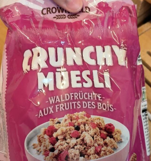 Fotografie - Crunchy Müesli Waldfrüchte Crownfield