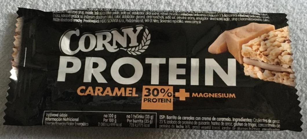 Fotografie - Protein Caramel 30% protein + magnesium Corny