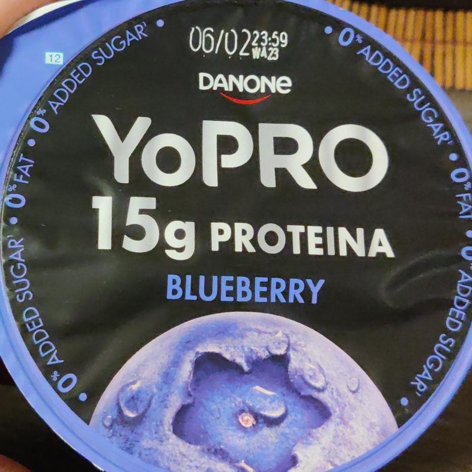 Fotografie - Yopro 15g proteina blueberry Danone