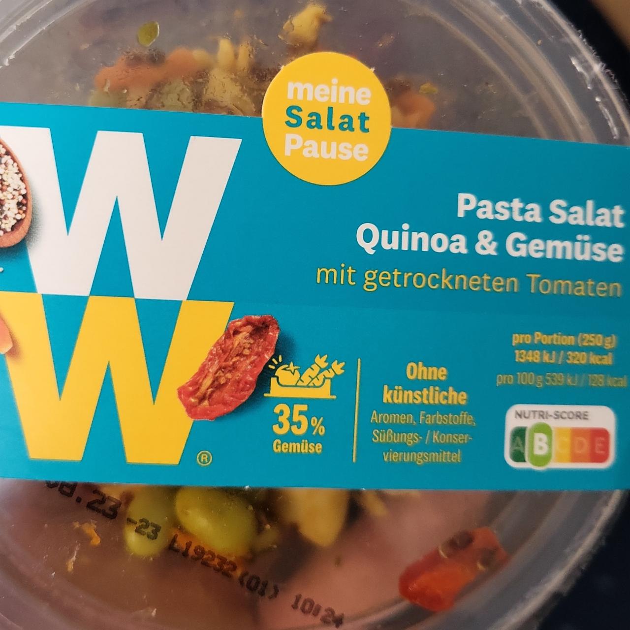 Fotografie - Pasta salat quinoa & gemüse meine Salat Pause