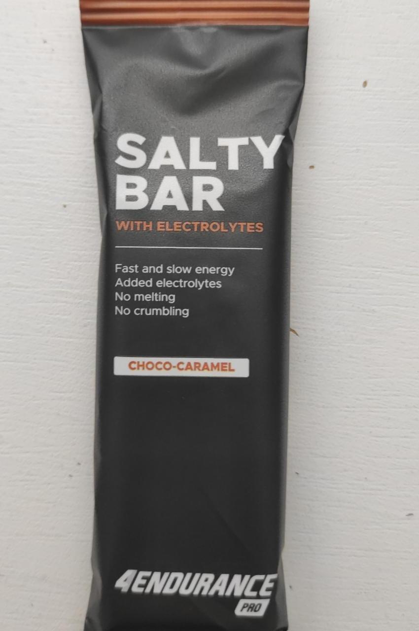 Fotografie - Salty Bar with electrolytes Choco-Caramel 4Endurance Pro