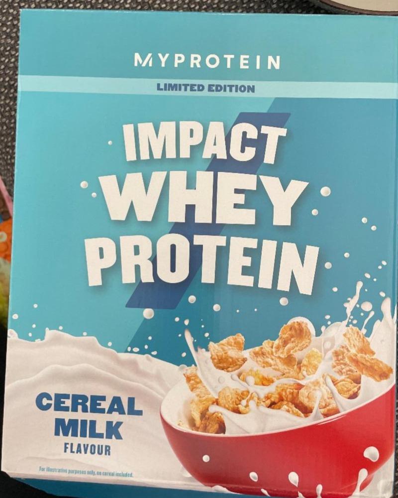 Fotografie - Impact Whey Protein Cereal Milk flavour Myprotein