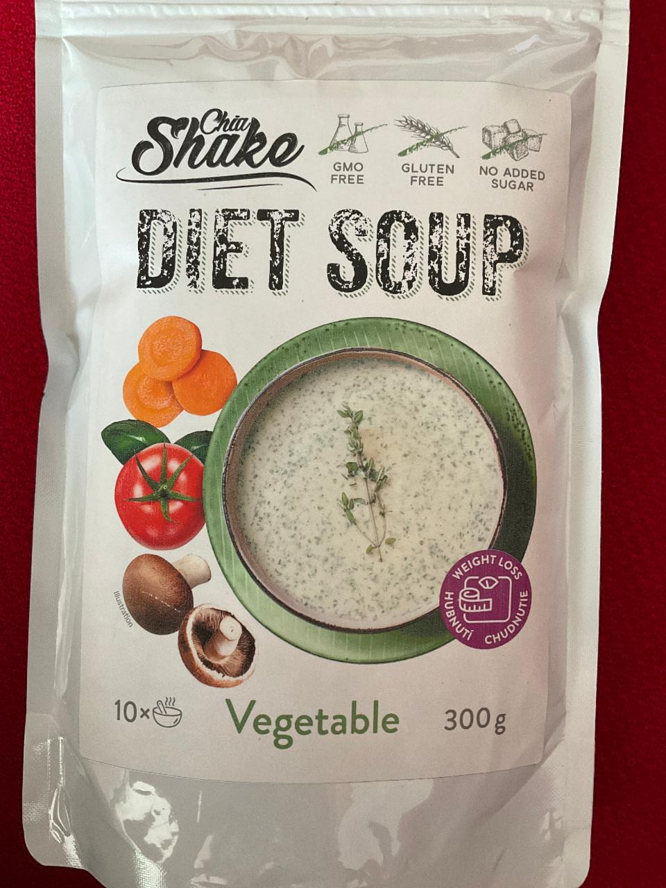 Fotografie - Diet Soup Vegetable Chia Shake