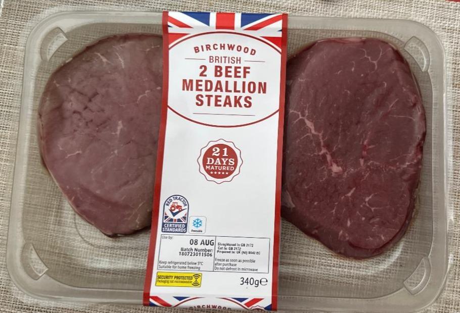 Fotografie - British 2 Beef medallion steaks Birchwood