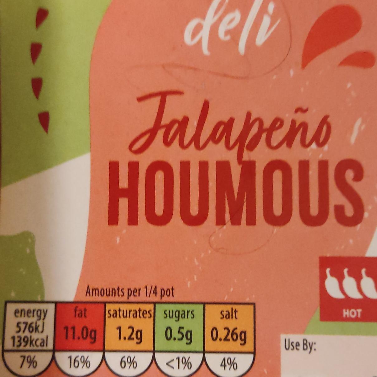 Fotografie - jalapeño houmous deli