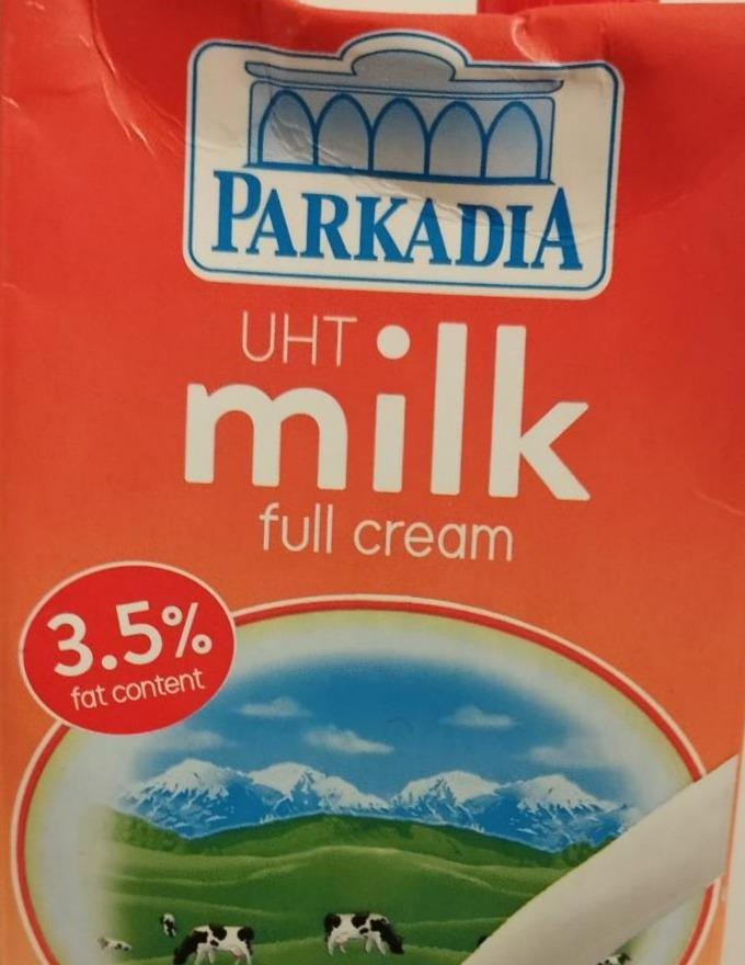 Fotografie - UHT milk full cream 3,5% Parkadia