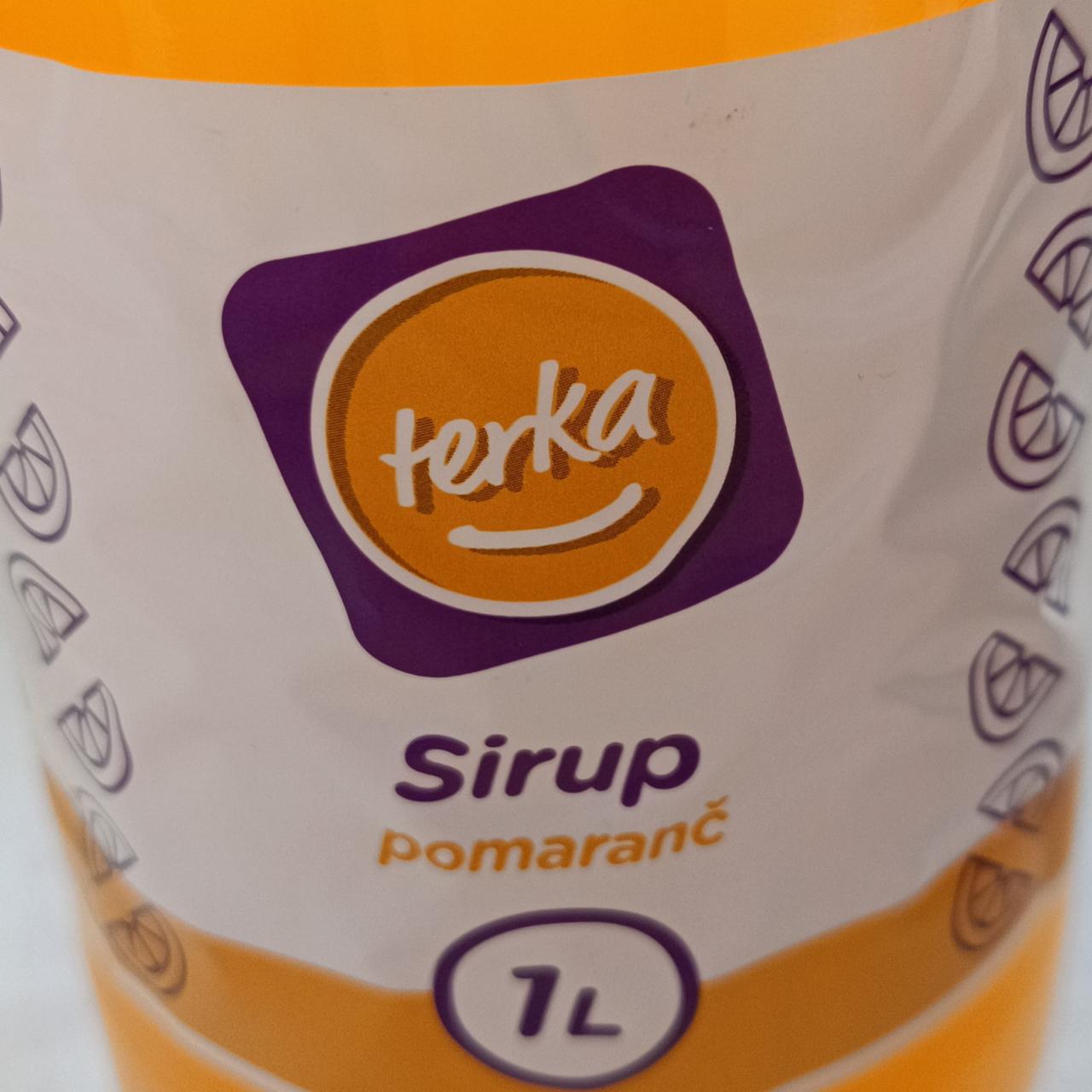 Fotografie - Sirup pomaranč Terka