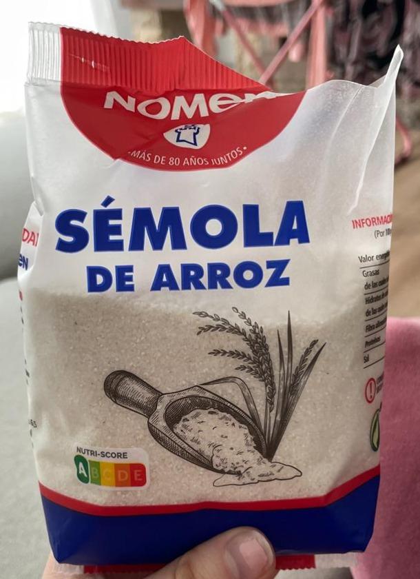 Fotografie - Sémola de arroz Nomen