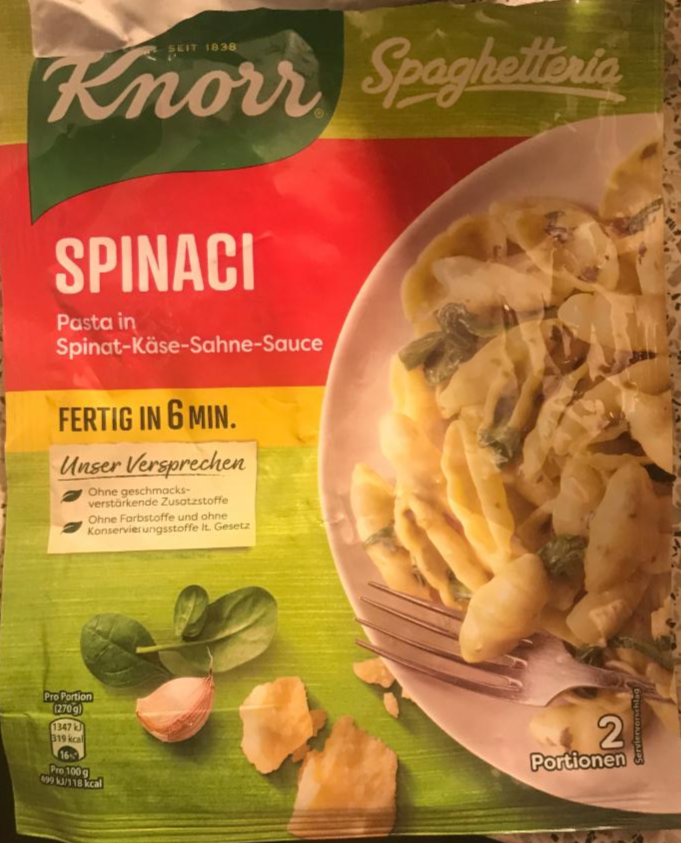 Fotografie - knorr spinaci