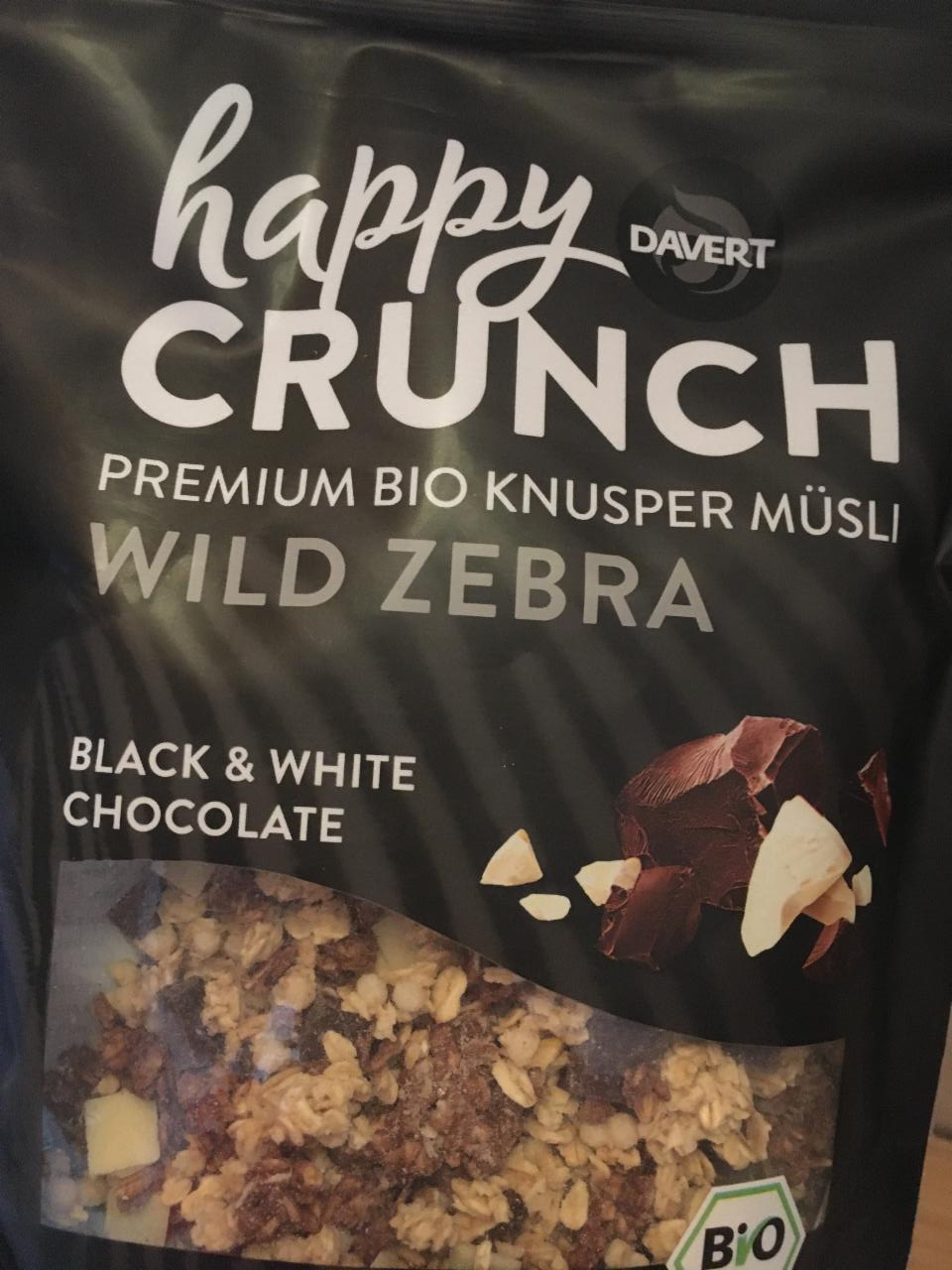 Fotografie - Happy Crunch Premium Bio Knusper Müsli Wild Zebra