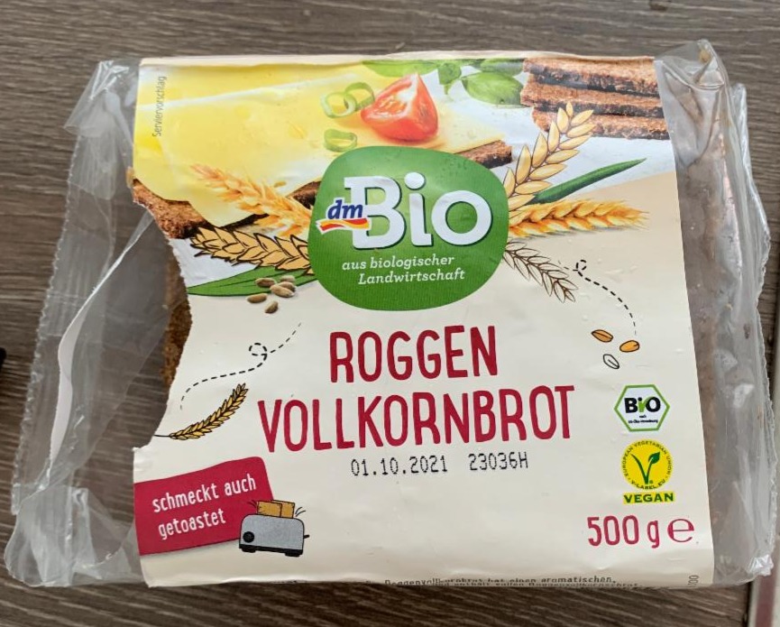 Fotografie - Roggen vollkornbrot dmBio