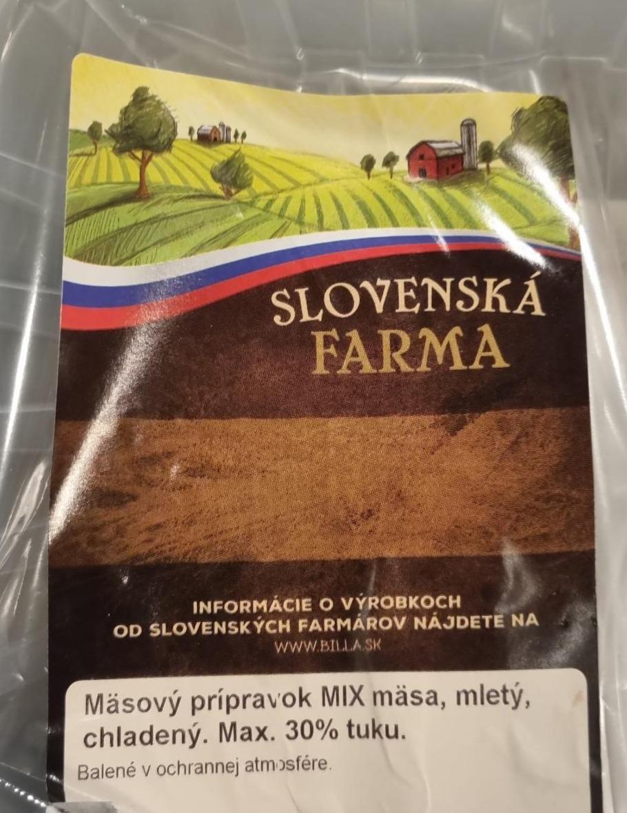 Fotografie - Mäsový prípravok Mix mäsa, mletý 30% tuku Slovenská Farma
