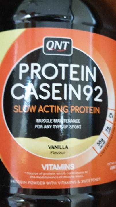 Fotografie - QNT Protein Casein 92 Vanilla