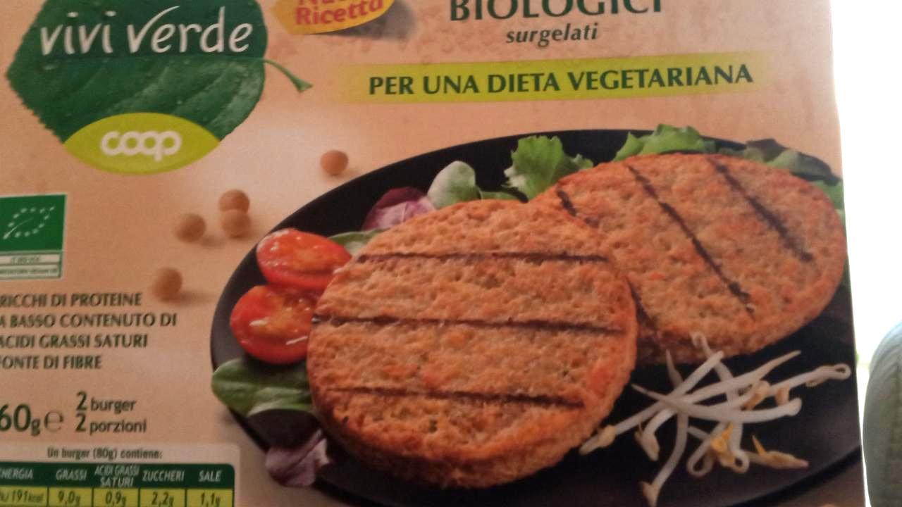 Fotografie - Burger di soia BIOLOGICI Vivi Verde