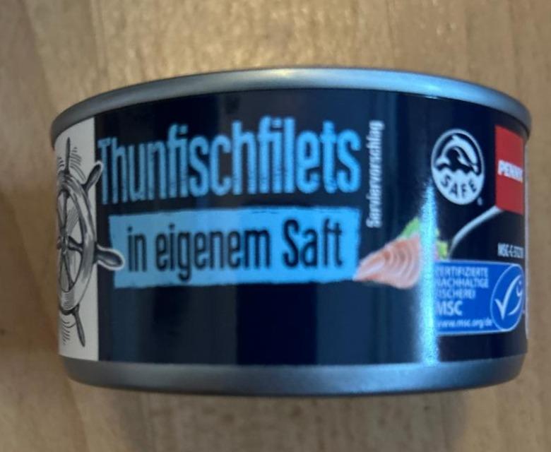 Fotografie - Thunfischfilets in eigenem Saft Penny