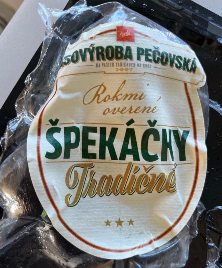 Fotografie - Špekáčky Tradičné Mäsovýroba Pečovská