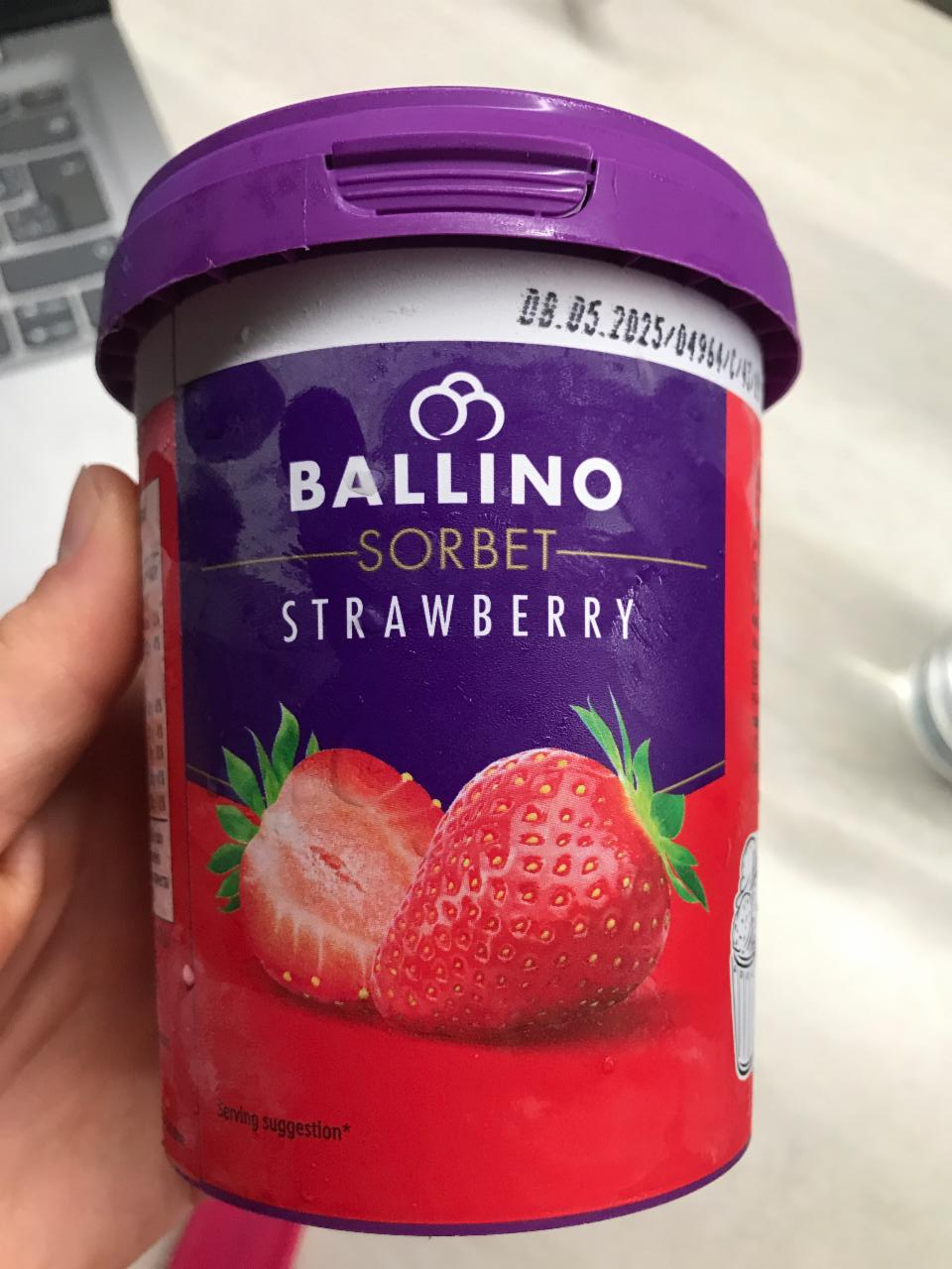 Fotografie - Sorbet Strawberry Ballino