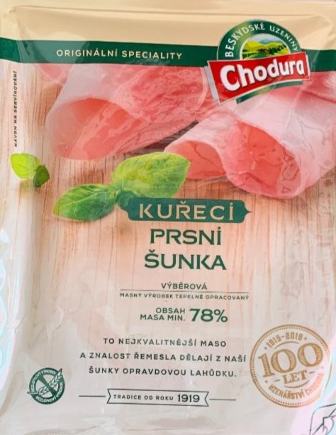 Fotografie - kuracia šunka výberová 78 % Chodura