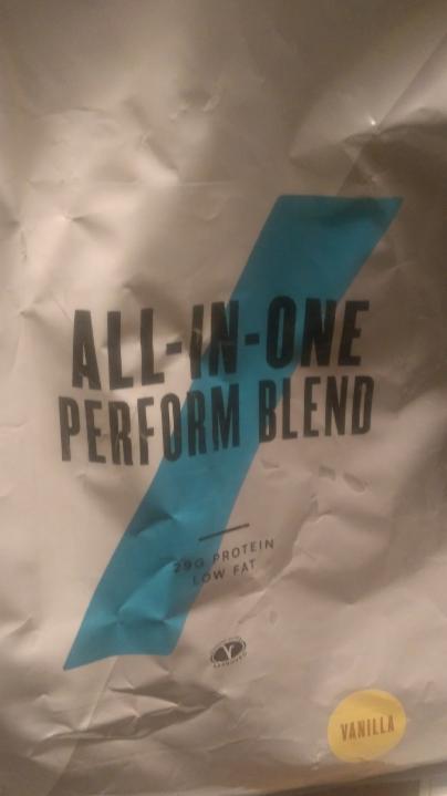 Fotografie - All-In-One Perform Blend vanilka MY PROTEIN