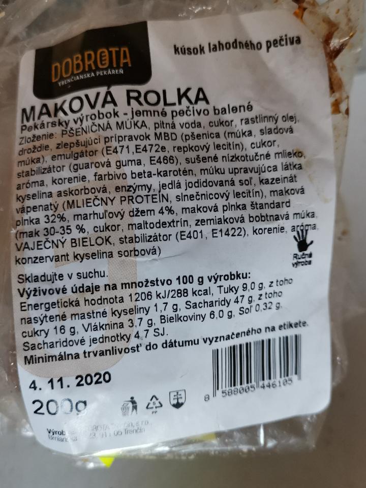Fotografie - maková rolka Dobrota